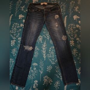 Women's Hollister Size 26 Distressed Blue Jeans